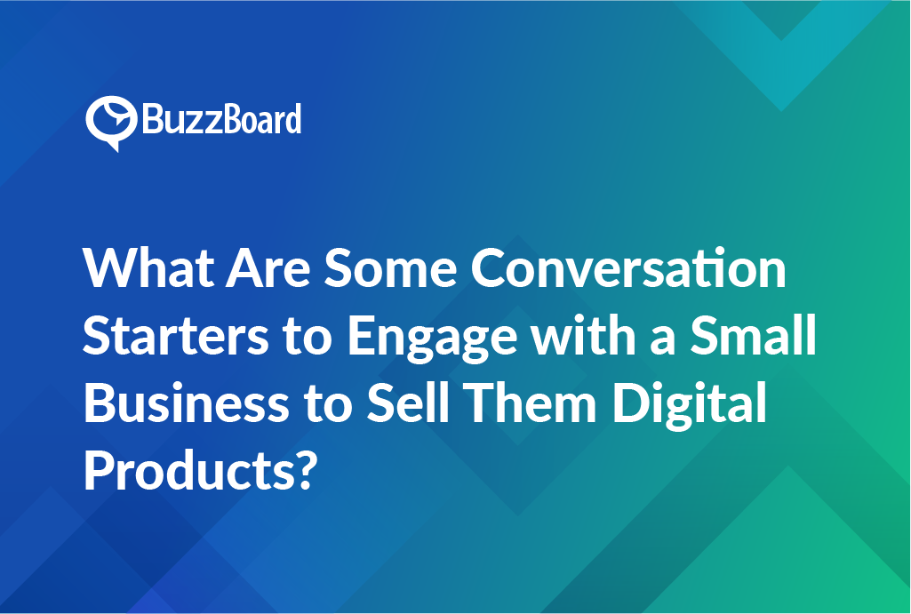 conversation starters to engage with a small business