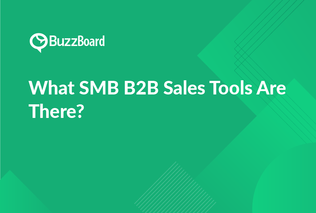 SMB B2B Sales Tools