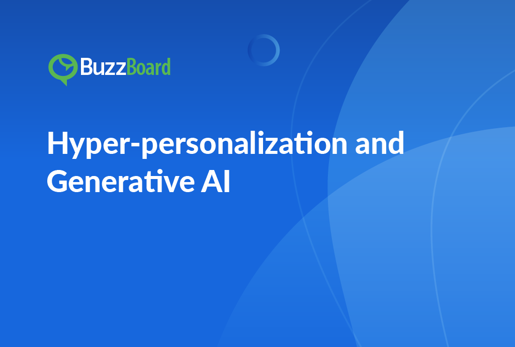 hyper-personalization and generative AI