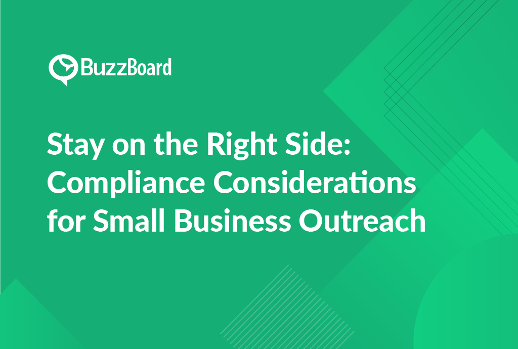 Compliance Considerations for Small Business Outreach