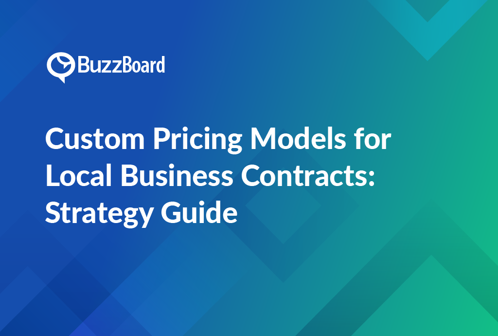 custom pricing models for local business contracts