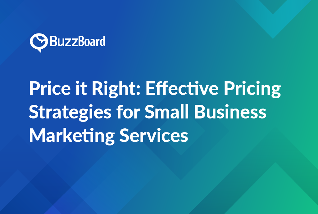 pricing strategies for digital marketing services for small businesses