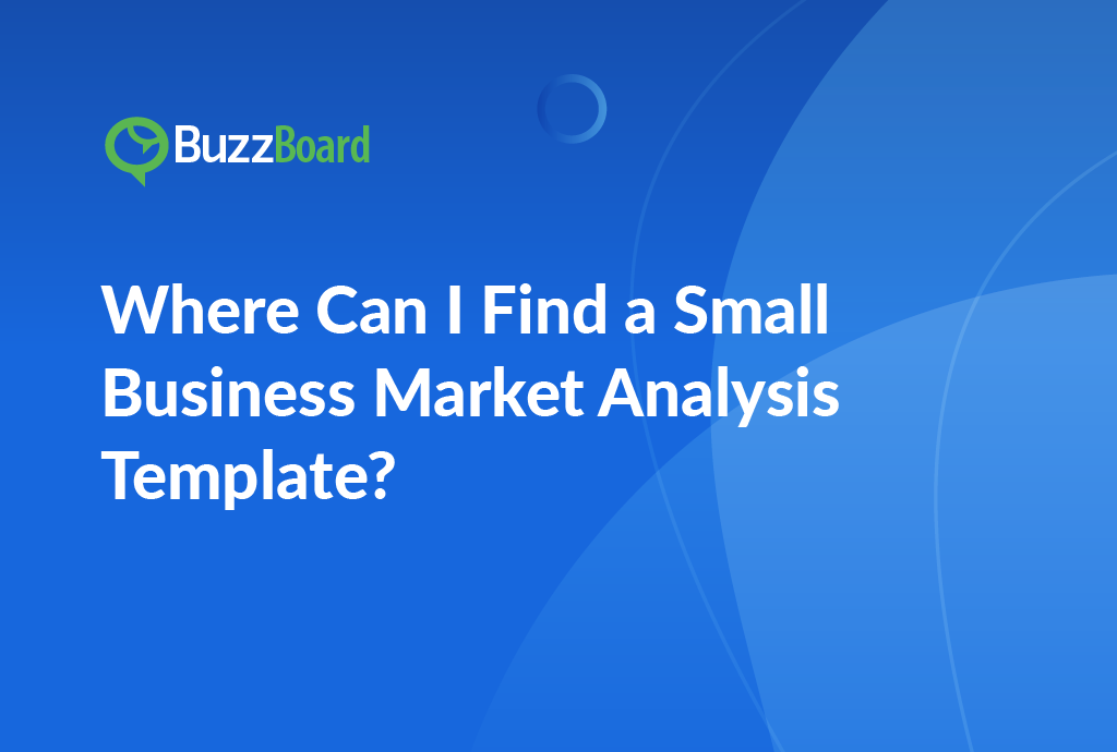 small business market analysis template