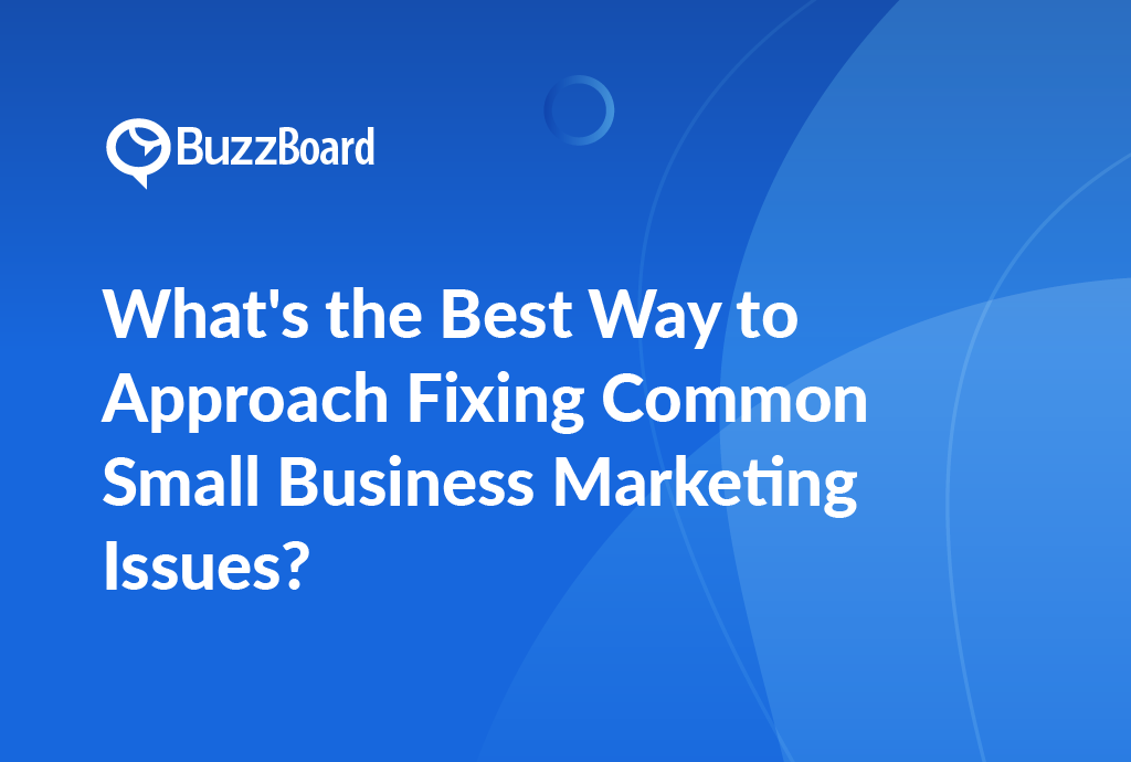 fixing common small business marketing issues