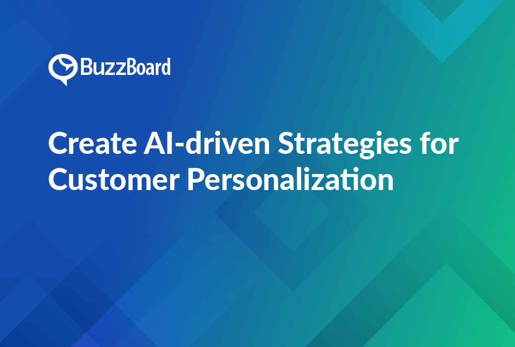 create ai-driven strategies for customer personalization