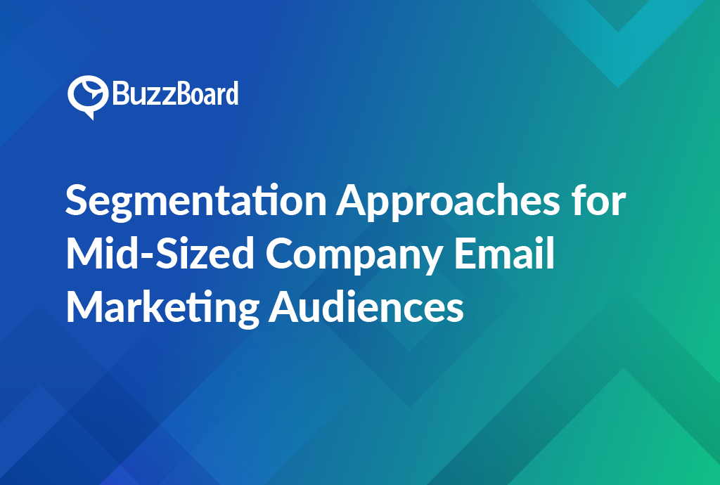 Segmentation Approaches for Mid-Sized Company Email Marketing Audiences