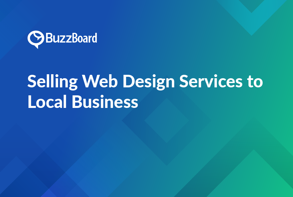 selling web design services to local business