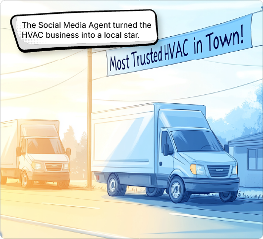 The social media agent turned the HVAC business into a local star