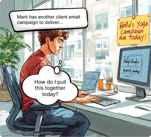 Mark has another client email