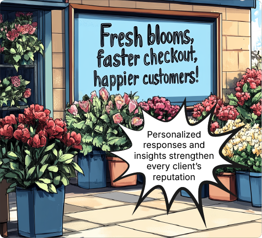 Fresh blooms faster checkout